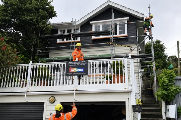 Professional exterior house painting in Wellington